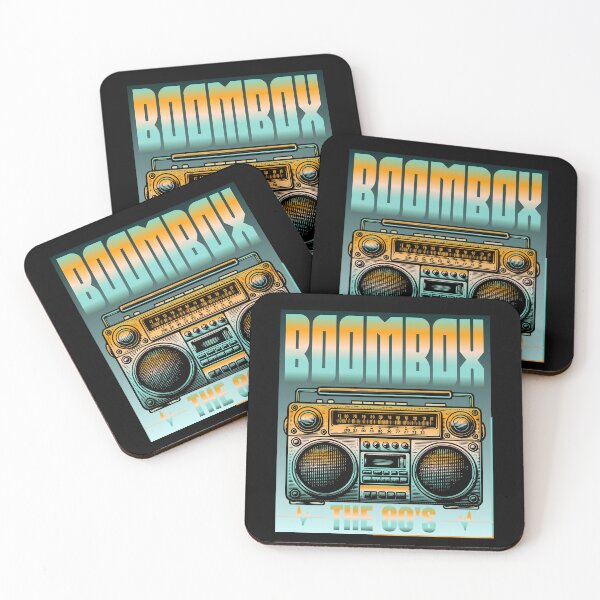 Item preview, Retro 80s Boombox Cassette Player The 80's Design designed and sold by WHITE FLAME PRINTS.