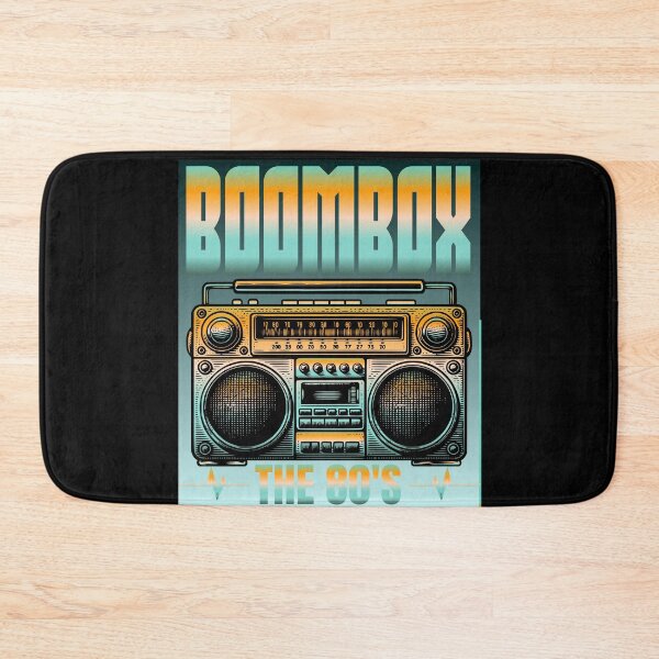 Item preview, Retro 80s Boombox Cassette Player The 80's Design designed and sold by WHITE FLAME PRINTS.
