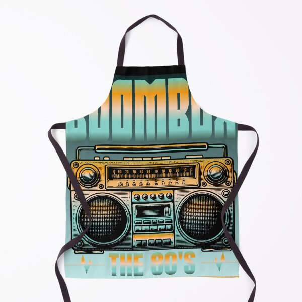 Item preview, Retro 80s Boombox Cassette Player The 80's Design designed and sold by WHITE FLAME PRINTS.