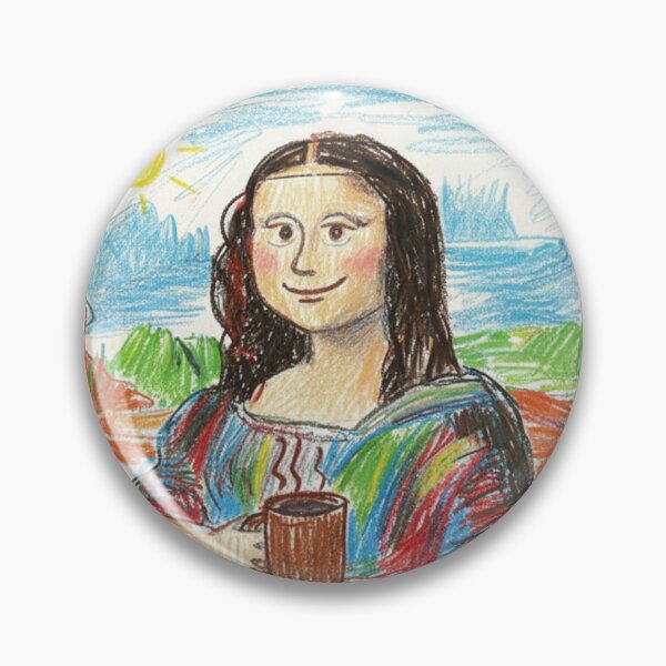 Item preview, My Moma Lisa with Coffee Mug  – Funny Mom Parody of Mona Lisa designed and sold by RDRdesign.