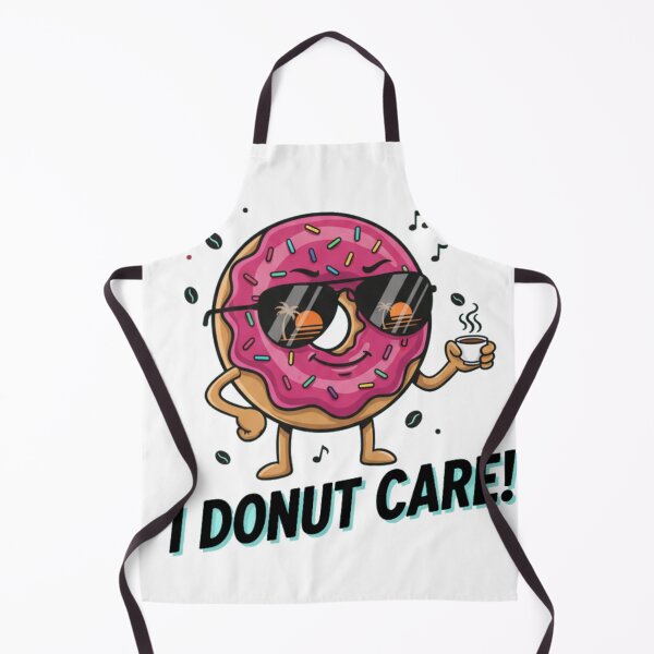Item preview, I Donut Care Funny Pun Design - Cool Sassy Donut with Sunglasses designed and sold by MythoWorldddd.