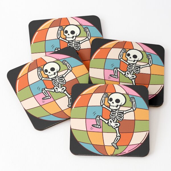Item preview, Funky Disco Checkerboard Skeleton Dance designed and sold by lovelynong.