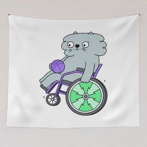 Item preview, Cat Basketball  designed and sold by MarkLeedsArt.