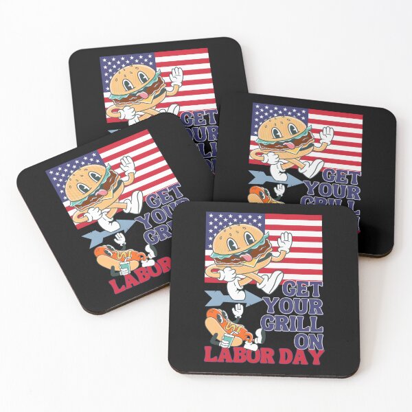 Item preview, Get Your Grill On Labour Day (burger & hotdog) designed and sold by EmillyDiasSilva.