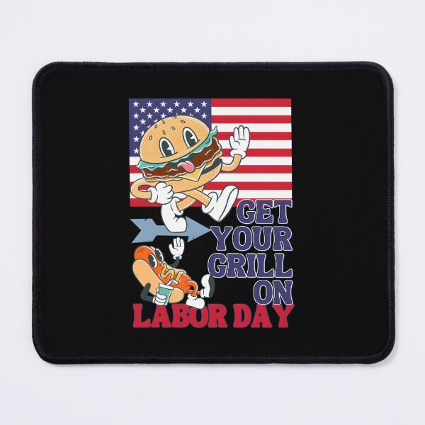 Item preview, Get Your Grill On Labour Day (burger & hotdog) designed and sold by EmillyDiasSilva.