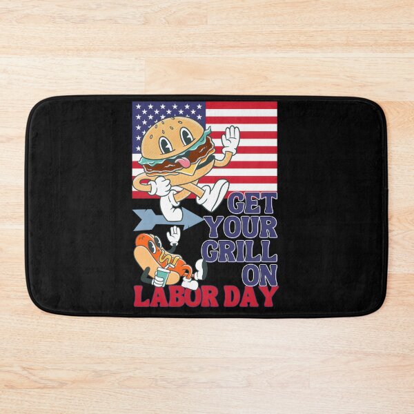 Item preview, Get Your Grill On Labour Day (burger & hotdog) designed and sold by EmillyDiasSilva.