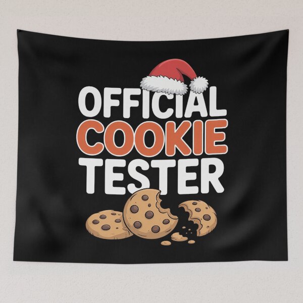 Item preview, Official Cookie Tester Baker Christmas Santa Hat Xmas Pajama designed and sold by LunaCrazeArt.