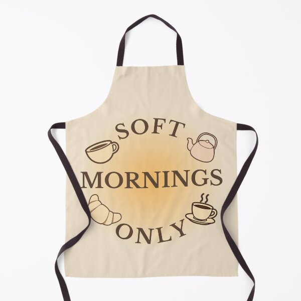 Item preview, Soft Mornings Only – Cozy Minimalist Coffee Aesthetic Design designed and sold by SBrushbox.