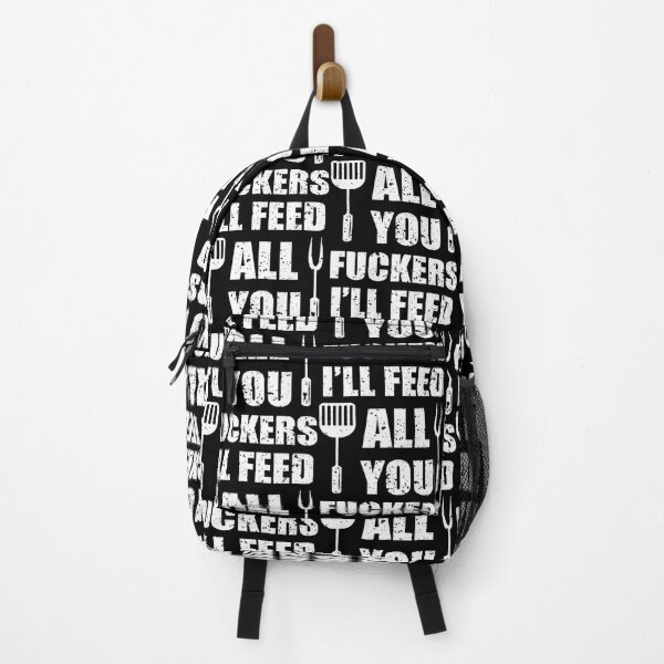 Item preview, BBQ Dad Joke I’ll Feed All You F*ckers designed and sold by EmillyDiasSilva.