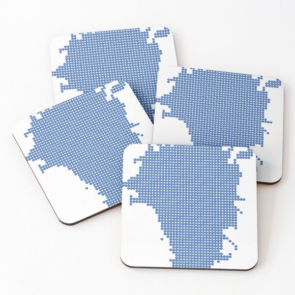 Item preview, Blue Rhinestone Greenland designed and sold by TheIconSmith.