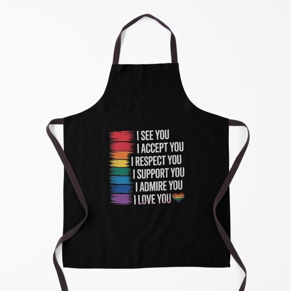 Item preview, I See Love Accept You LGBTQ Men Women Gay Rainbow Pride Flag designed and sold by MonsterBuddiess.
