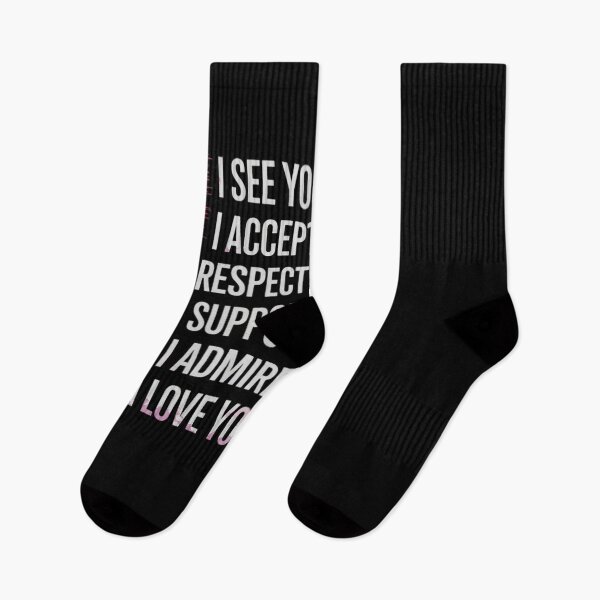 Item preview, I See Love Accept You LGBTQ Men Women Gay Rainbow Pride Flag  designed and sold by MonsterBuddiess.