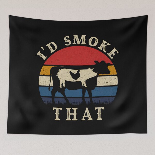 Item preview, I’d Smoke That (sunset badge) designed and sold by EmillyDiasSilva.