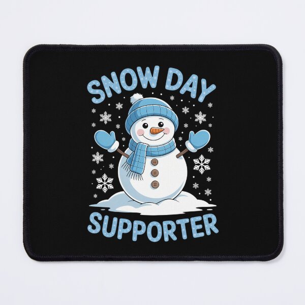 Item preview, Snow Day Supporter Cute Snowman Snowflake Christmas Xmas designed and sold by LunaCrazeArt.