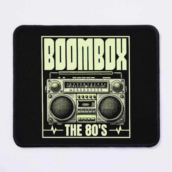Item preview, Retro 80s Boombox Cassette Player The 80's Design designed and sold by WHITE FLAME PRINTS.