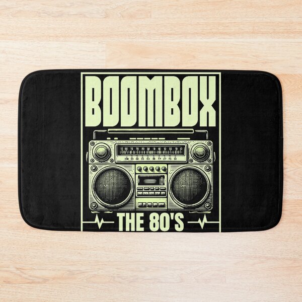 Item preview, Retro 80s Boombox Cassette Player The 80's Design designed and sold by WHITE FLAME PRINTS.
