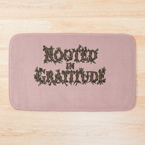 Item preview, Rooted in Gratitude – Nature-Inspired Positive Quote Design designed and sold by V22design.
