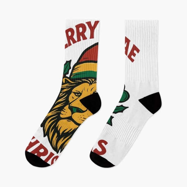 Item preview, Merry Reggae Christmas – The lion of reggae celebrates Christmas designed and sold by Wear The Sound.