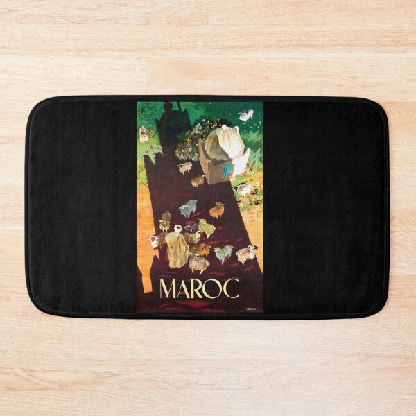 Item preview, Vintage Morocco Travel Poster | H Delval Art Deco Design | Exotic Moroccan Landscape | Mid Century Tourism & Culture designed and sold by artofuniverse.