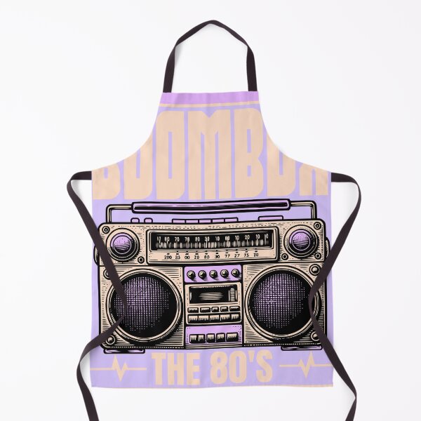 Item preview, Retro 80s Boombox Cassette Player The 80's Design designed and sold by WHITE FLAME PRINTS.