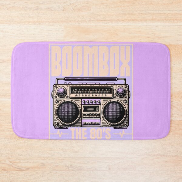 Item preview, Retro 80s Boombox Cassette Player The 80's Design designed and sold by WHITE FLAME PRINTS.