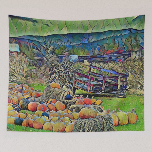 Item preview, Pumpkin Fields designed and sold by tomorrowsart.