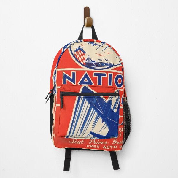 Item preview, Vintage National Air Races Poster | Mid-20th-Century Art Deco | Bold Red White & Blue Design | Cleveland Aviation Art designed and sold by artofuniverse.