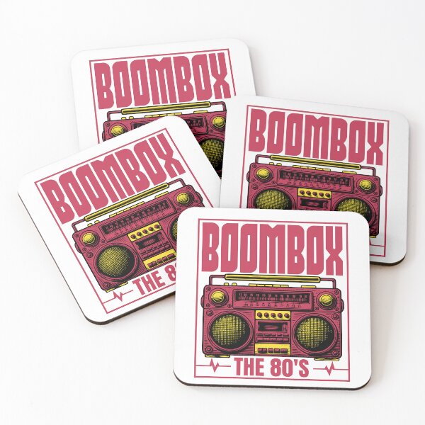 Item preview, Retro 80s Boombox Cassette Player The 80's Design designed and sold by WHITE FLAME PRINTS.