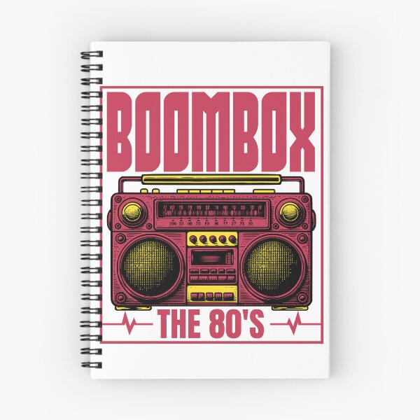 Item preview, Retro 80s Boombox Cassette Player The 80's Design designed and sold by WHITE FLAME PRINTS.