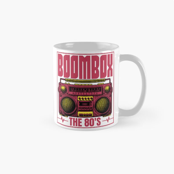 Item preview, Retro 80s Boombox Cassette Player The 80's Design designed and sold by WHITE FLAME PRINTS.