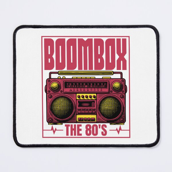 Item preview, Retro 80s Boombox Cassette Player The 80's Design designed and sold by WHITE FLAME PRINTS.