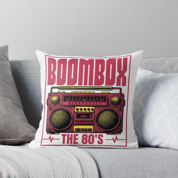 Item preview, Retro 80s Boombox Cassette Player The 80's Design designed and sold by WHITE FLAME PRINTS.