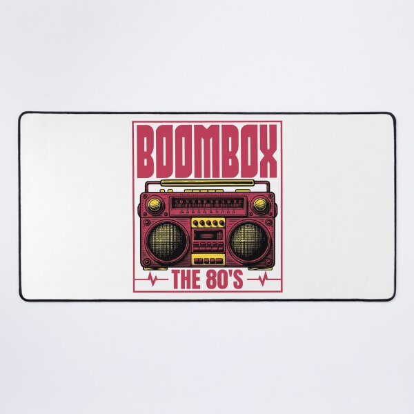 Item preview, Retro 80s Boombox Cassette Player The 80's Design designed and sold by WHITE FLAME PRINTS.