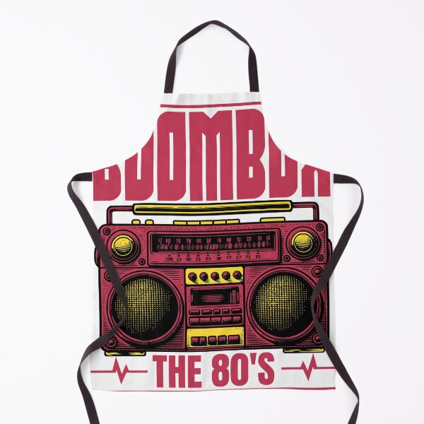 Item preview, Retro 80s Boombox Cassette Player The 80's Design designed and sold by WHITE FLAME PRINTS.