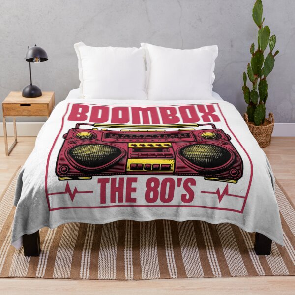 Item preview, Retro 80s Boombox Cassette Player The 80's Design designed and sold by WHITE FLAME PRINTS.