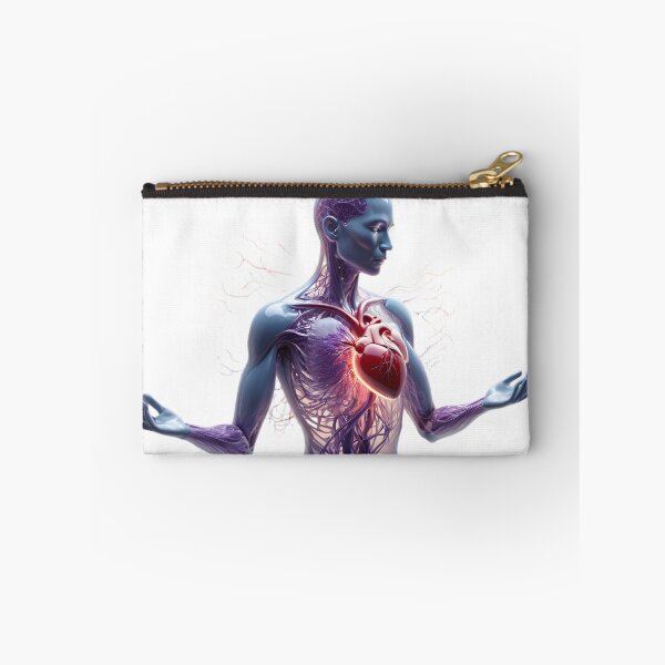 Item preview, Transparent Human Figure with a Radiant Heart designed and sold by Maldives-Art.