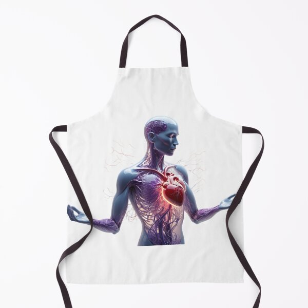 Item preview, Transparent Human Figure with a Radiant Heart designed and sold by Maldives-Art.
