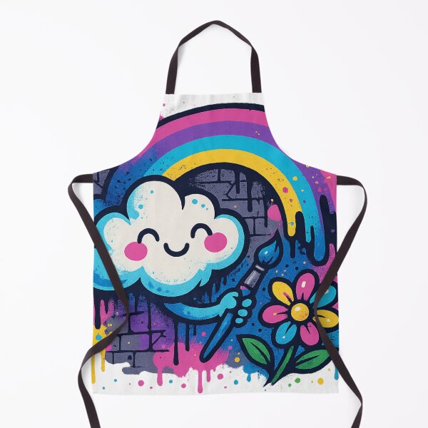 Item preview, Magic Cloud – Dream Rainbow Graffiti Tee ☁️? designed and sold by PastimeMastery.