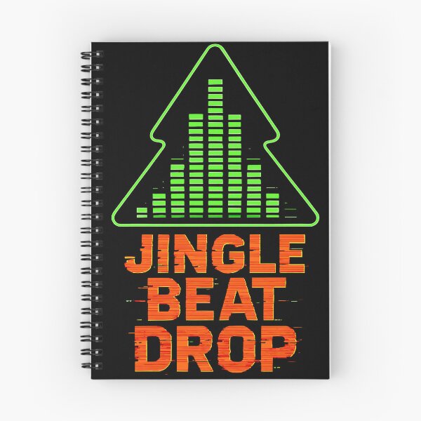 Item preview, Jingle Beat Drop – Christmas in electro mode designed and sold by Wear The Sound.