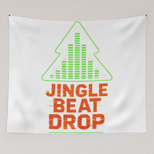 Item preview, Jingle Beat Drop – Christmas in electro mode designed and sold by Wear The Sound.