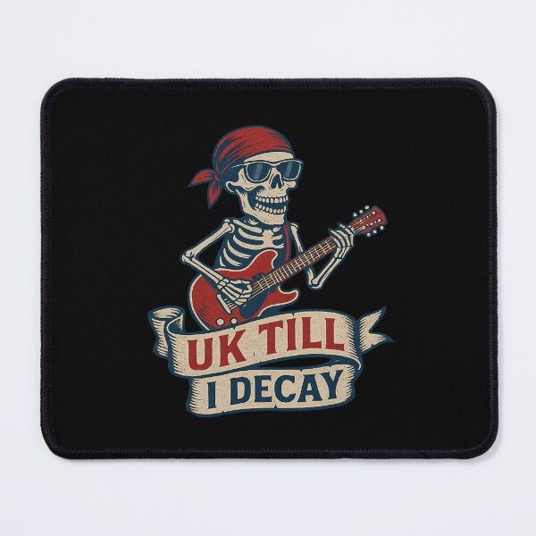 Item preview, UK Till I Decay Patriotic Skeleton designed and sold by JesterKrewArt.