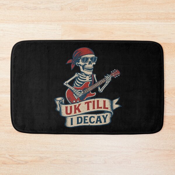 Item preview, UK Till I Decay Patriotic Skeleton designed and sold by JesterKrewArt.