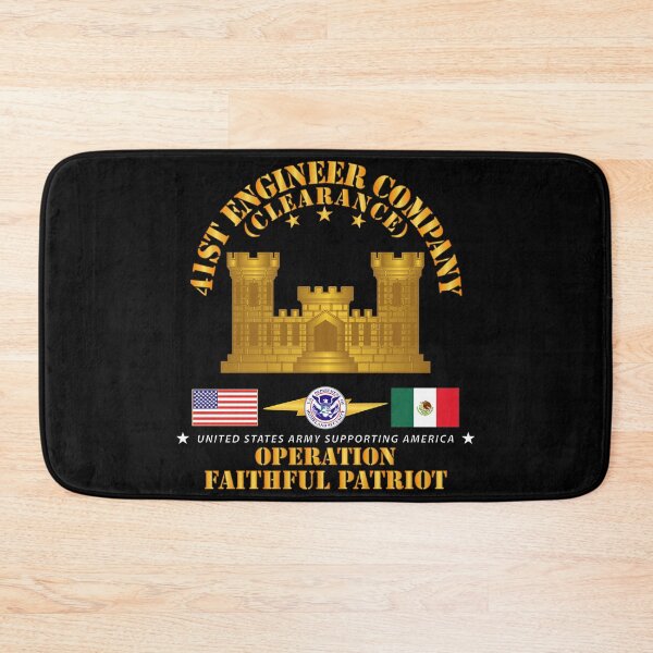 Item preview, Army - 41st Engineer Co - Operation Faithful Patroit w Homeland designed and sold by Military Insignia Products.