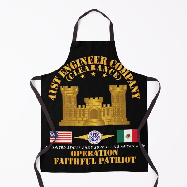 Item preview, Army - 41st Engineer Co - Operation Faithful Patroit w Homeland designed and sold by Military Insignia Products.