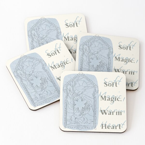 Item preview, Soft Magic Warm Heart – Witchy Blue Window Design designed and sold by DanniDan.