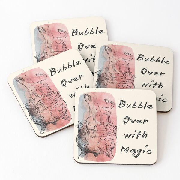 Item preview, Bubble Over with Magic – Colorful Witchy Cauldron Design designed and sold by DanniDan.