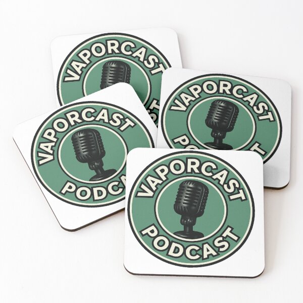 Item preview, VaporCast Podcast Logo designed and sold by SamiVaporStudio.