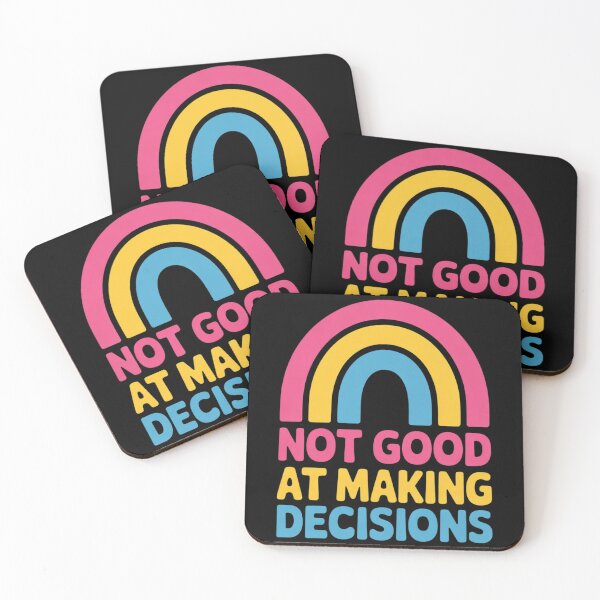 Item preview, Pansexual Rainbow Not Good At Making Decisions Pan Pride  designed and sold by GGrizeldaRivas.