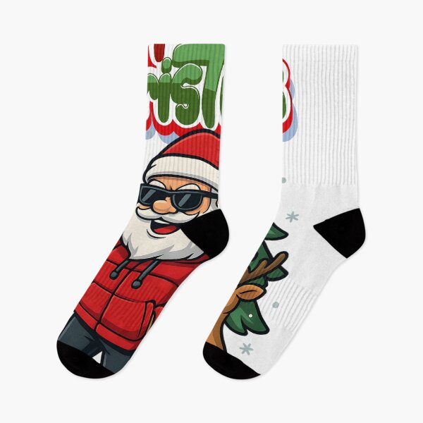 Item preview, Santa claus funny design designed and sold by Talkingteeshandprint.