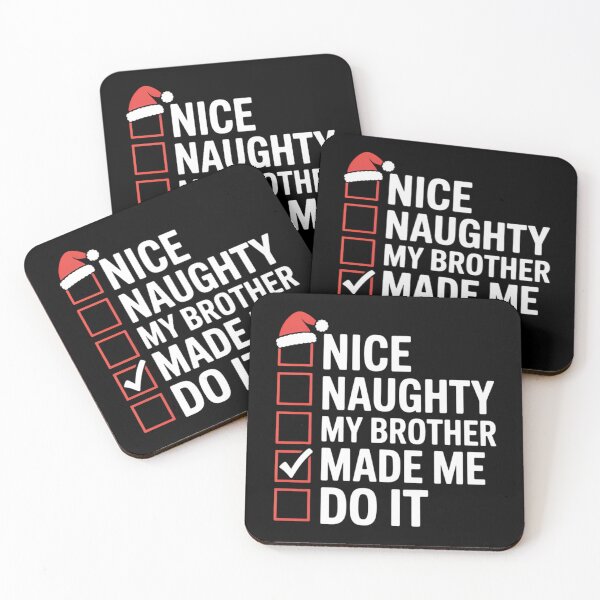 Item preview, Funny Naughty Nice Christmas Family Pajama designed and sold by DeadlockCrew.
